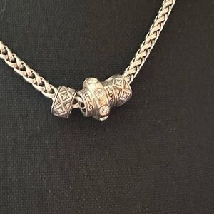 Brighton 🖤 Vintage 3 Slider Charm Necklace - Retired with original tag